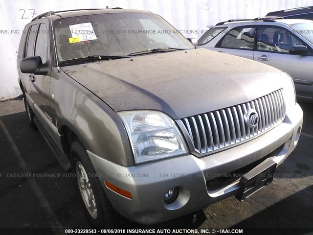 4M2ZU86W12UJ35516 - 2002 MERCURY MOUNTAINEER  GRAY photo 1