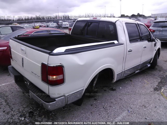 5LTPW16507FJ08306 - 2007 LINCOLN MARK LT CREAM photo 4