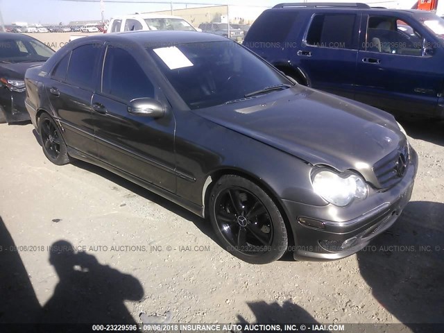 WDBRF52H36F733170 - 2006 MERCEDES-BENZ C GENERATION 2006 230 GRAY photo 1