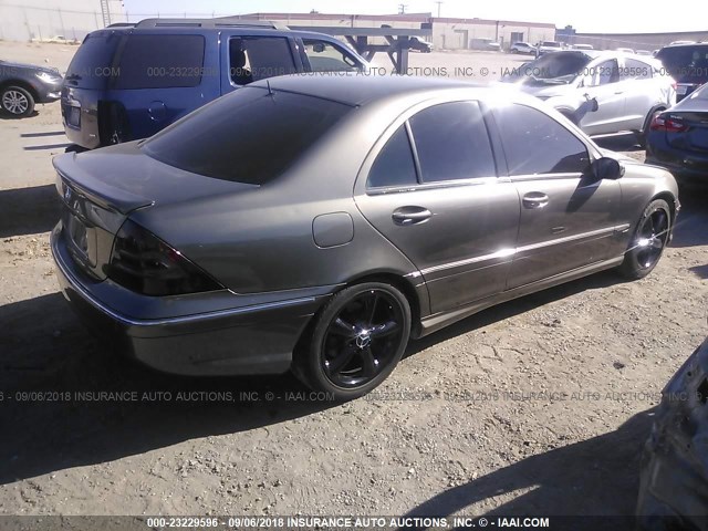 WDBRF52H36F733170 - 2006 MERCEDES-BENZ C GENERATION 2006 230 GRAY photo 4