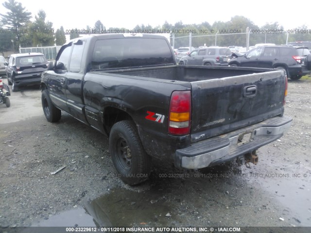 1GCEK19T7XE254644 - 1999 CHEVROLET SILVERADO K1500 BLACK photo 3