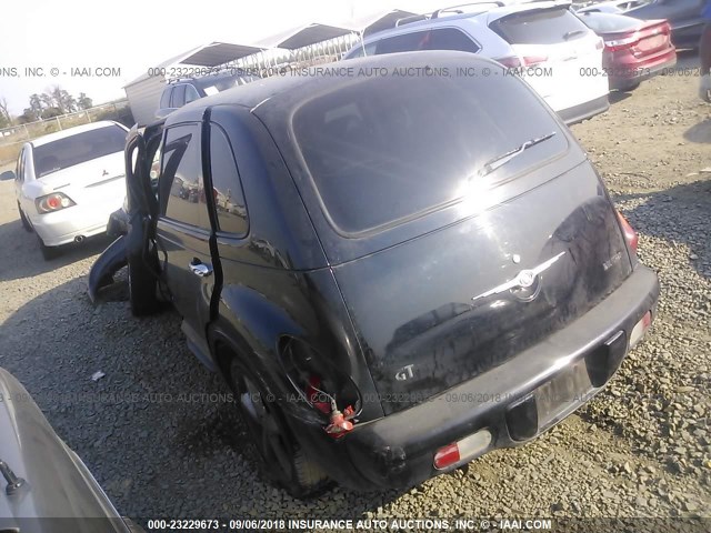 3C8FY78GX3T539731 - 2003 CHRYSLER PT CRUISER GT BLACK photo 3