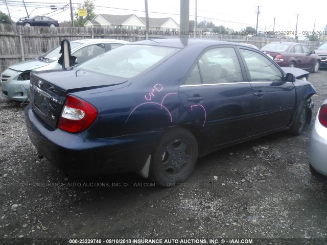 4T1BF32K93U056289 - 2003 TOYOTA CAMRY LE/XLE/SE Mavi foto 4