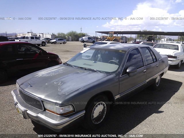 1G4BT5379NR471472 - 1992 BUICK ROADMASTER LIMITED GRAY photo 2