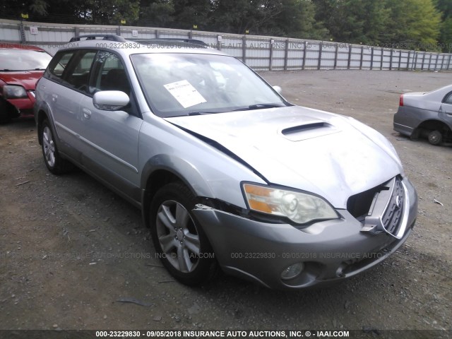 4S4BP67C664302137 - 2006 SUBARU LEGACY OUTBACK 2.5 XT LIMITED SILVER photo 1