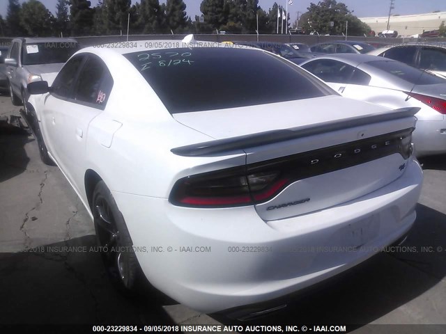 2C3CDXCT7HH652979 - 2017 DODGE CHARGER R/T WHITE photo 3