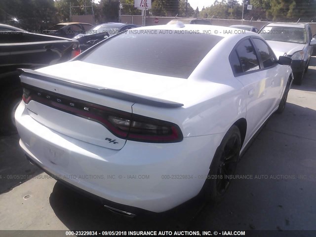2C3CDXCT7HH652979 - 2017 DODGE CHARGER R/T WHITE photo 4