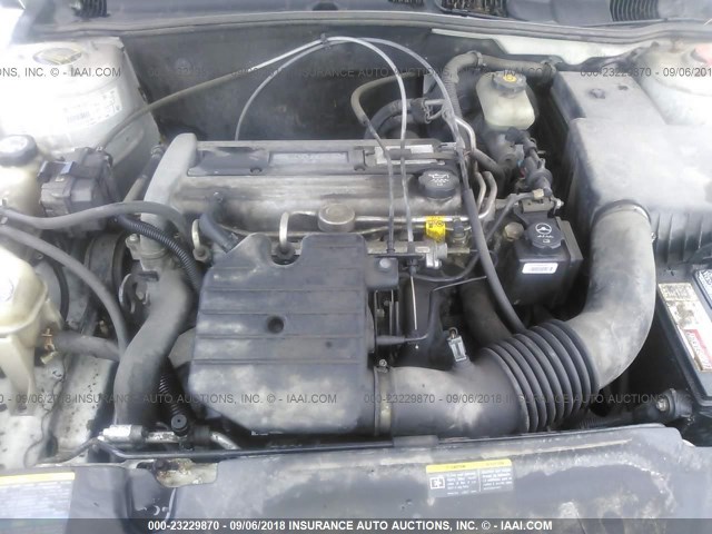 1G2NE52F03C190928 - 2003 PONTIAC GRAND AM SE WHITE photo 10