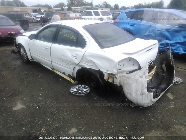 1G2NE52F03C190928 - 2003 PONTIAC GRAND AM SE WHITE photo 3