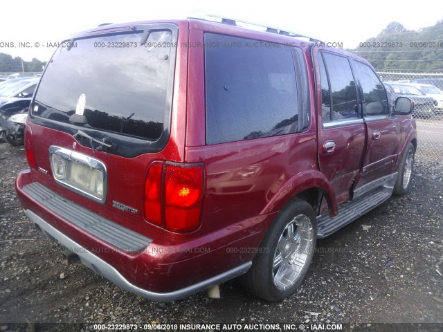 5LMRU27A8YLJ11727 - 2000 LINCOLN NAVIGATOR Rot Foto 4