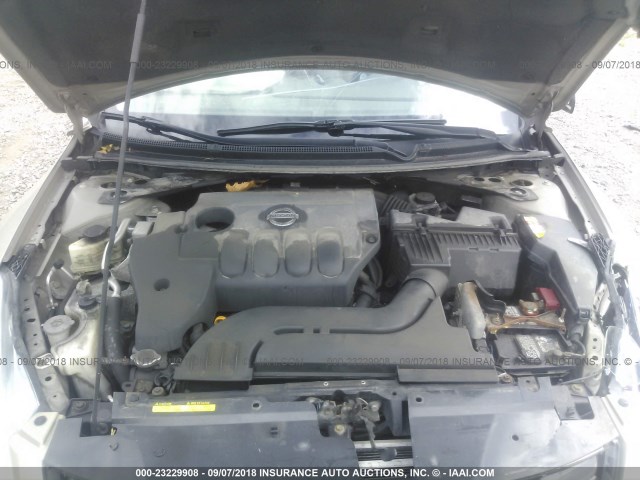 1N4AL2AP8AN447169 - 2010 NISSAN ALTIMA S TAN photo 10