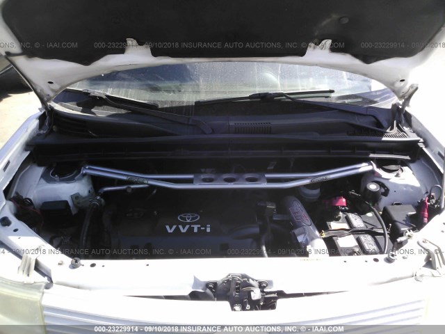 JTLKT334850192201 - 2005 TOYOTA SCION XB Ақ фото 10