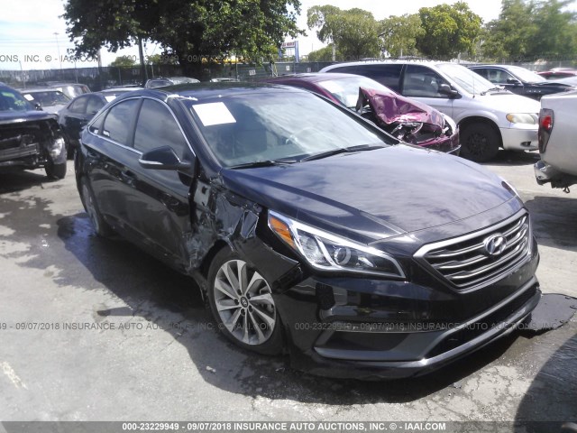 5NPE34AF0GH391008 - 2016 HYUNDAI SONATA SPORT/LIMITED BLACK photo 1