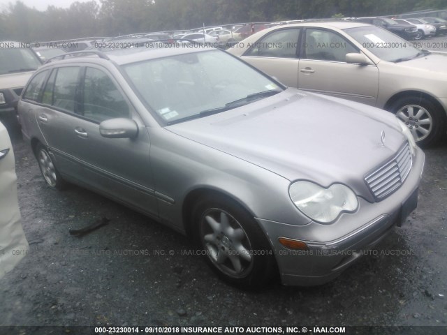 WDBRH81J64F470427 - 2004 MERCEDES-BENZ C 240 SPORTWAGON 4MATIC GRAY photo 1