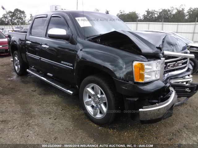 3GTP1VE09DG188018 - 2013 GMC SIERRA C1500 SLE GREEN photo 1