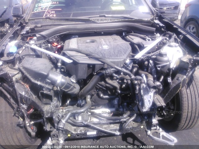 5UXTR9C57JLD71012 - 2018 BMW X3 XDRIVEM40I BLACK photo 10