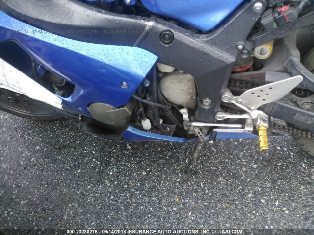 JKBZXJC195A022700 - 2005 KAWASAKI ZX636 C1 BLUE photo 9