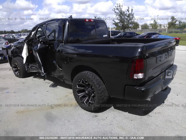 1C6RR6MT9HS620941 - 2017 RAM 1500 SPORT BLACK photo 3