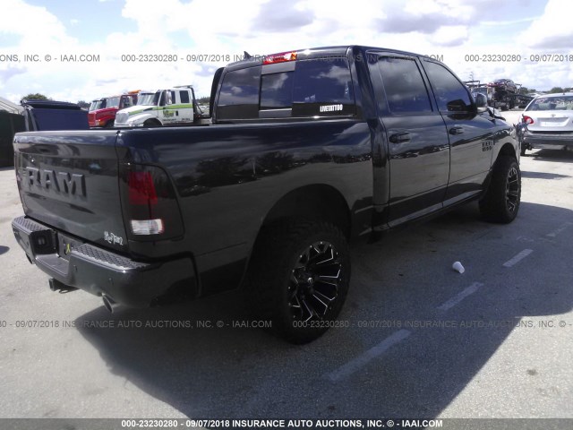 1C6RR6MT9HS620941 - 2017 RAM 1500 SPORT BLACK photo 4