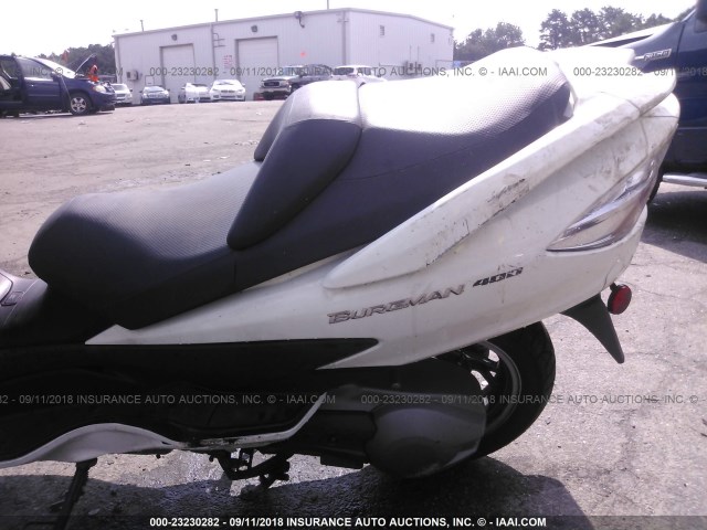 JS1CK44B8B2100424 - 2011 SUZUKI AN400 A WHITE photo 9