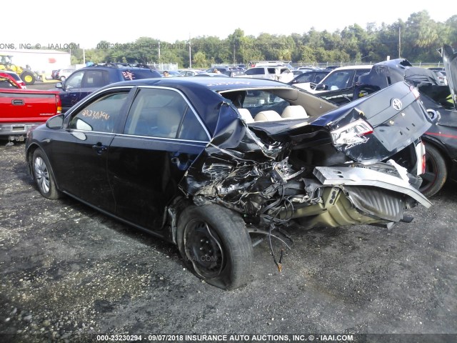 4T1BF1FK1CU018795 - 2012 TOYOTA CAMRY SE/LE/XLE BLACK photo 3
