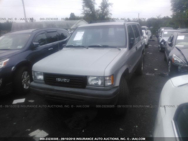 JACDJ58V3S7906485 - 1995 ISUZU TROOPER S SILVER photo 2