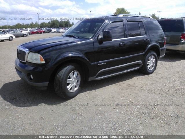 5LMEU88H04ZJ31670 - 2004 LINCOLN AVIATOR 黑色 照片 2