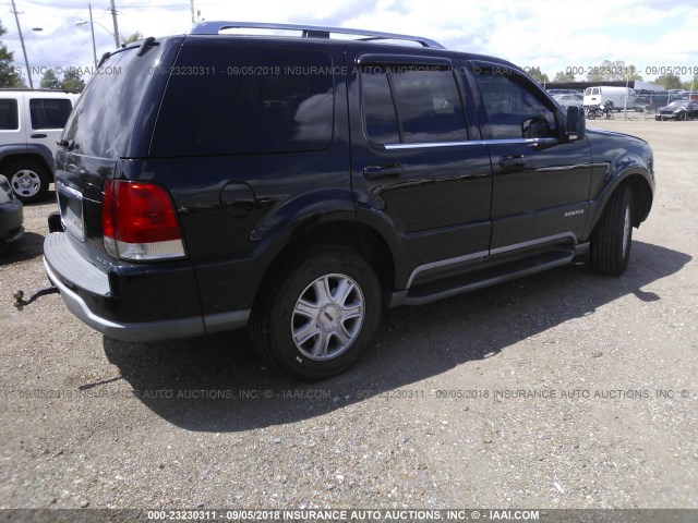 5LMEU88H04ZJ31670 - 2004 LINCOLN AVIATOR 黑色 照片 4
