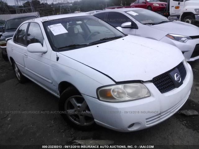 3N1AB51A34L739829 - 2004 NISSAN SENTRA 2.5S WHITE photo 1