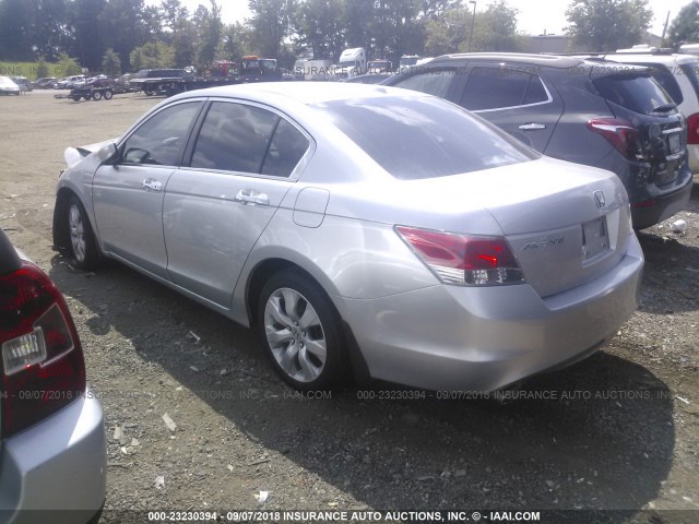 1HGCP36859A014444 - 2009 HONDA ACCORD EXL SILVER photo 3