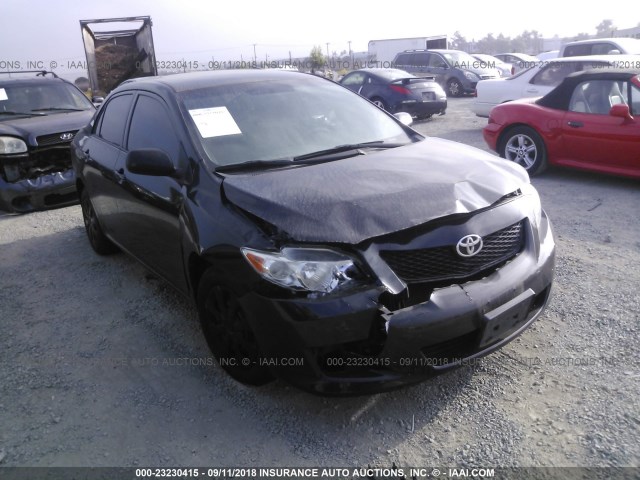 JTDBL40EX99030473 - 2009 TOYOTA COROLLA LE/XLE BLACK photo 1