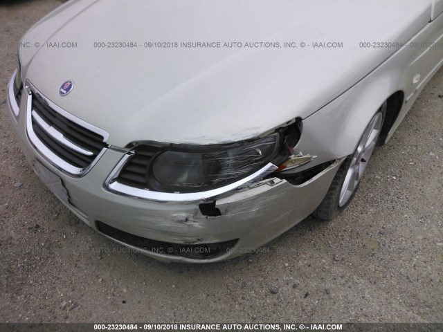 YS3ED49G663518793 - 2006 SAAB 9-5 SILVER photo 6