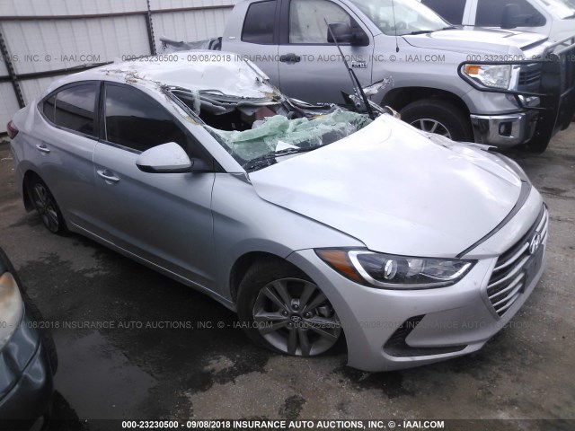 5NPD84LF6JH311762 - 2018 HYUNDAI ELANTRA SEL/VALUE/LIMITED SILVER photo 1