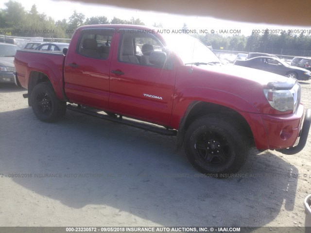 5TELU42N46Z288521 - 2006 TOYOTA TACOMA DOUBLE CAB 红色 照片 1