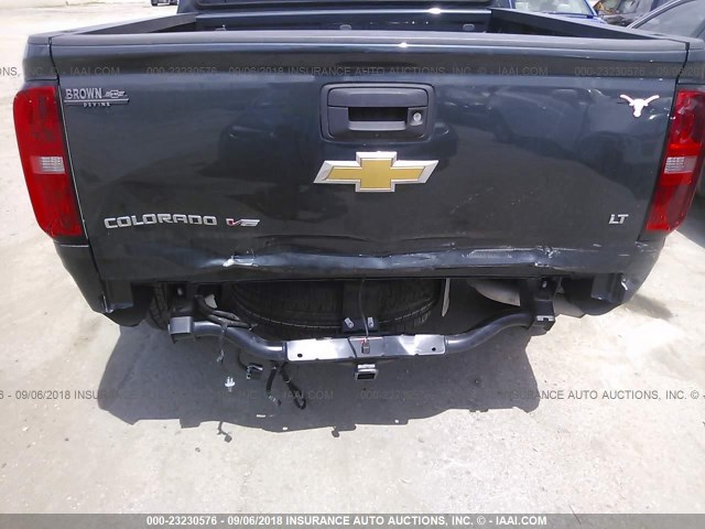 1GCGSCENXH1242024 - 2017 CHEVROLET COLORADO LT GRAY photo 6