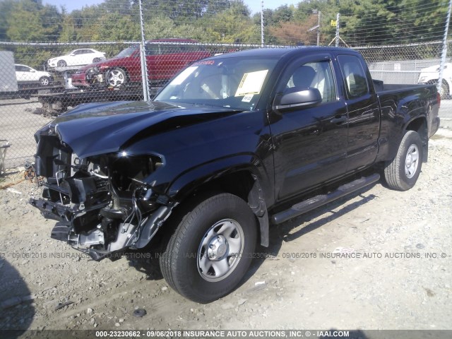5TFRX5GN9HX100196 - 2017 TOYOTA TACOMA ACCESS CAB/SR/SR5 黑色 照片 2