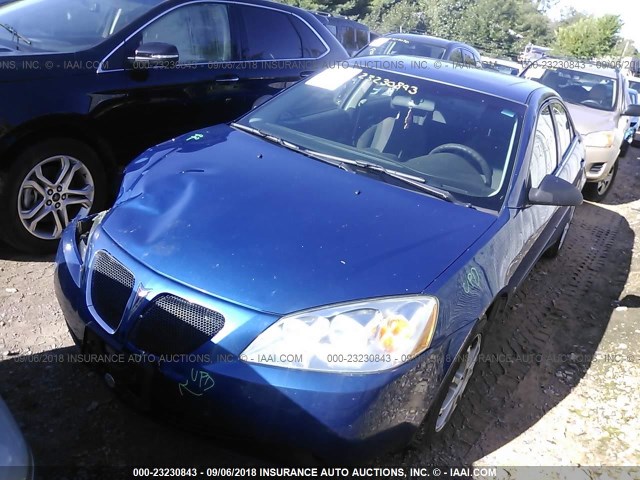 1G2ZG58N474164066 - 2007 PONTIAC G6 SE BLUE photo 2