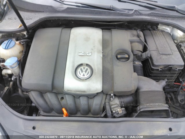 3VWEF71K07M080210 - 2007 VOLKSWAGEN JETTA WOLFSBURG 黑色 照片 10