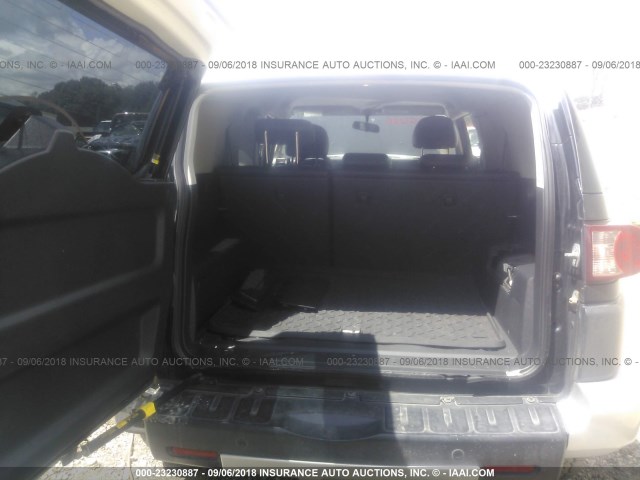 JTEZU11F270018056 - 2007 TOYOTA FJ CRUISER BLACK photo 8