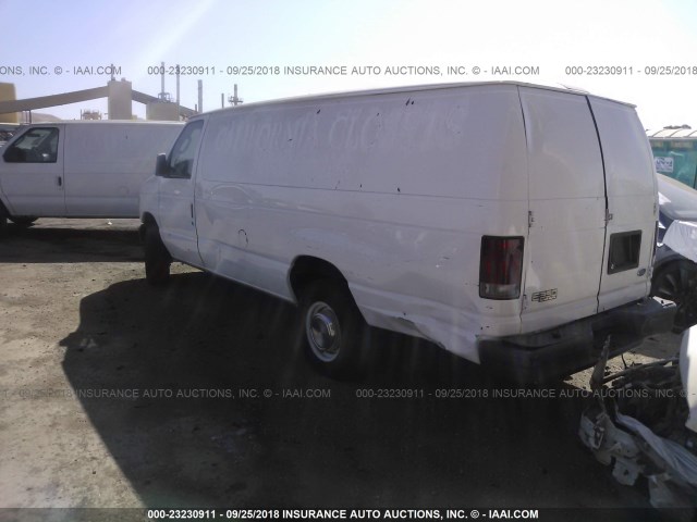 1FTSS34L84HB55914 - 2004 FORD ECONOLINE E350 SUPER DUTY VAN WHITE photo 3