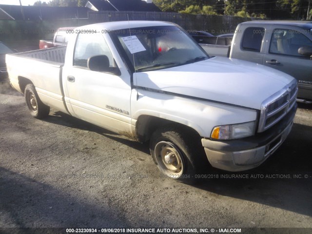 1B7HC16Y41S722476 - 2001 DODGE RAM 1500 WHITE photo 1