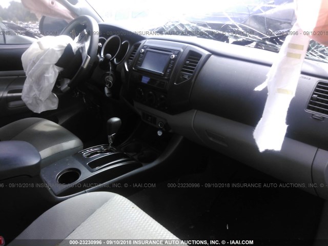 5TFJX4GN5FX047646 - 2015 TOYOTA TACOMA DOUBLE CAB PRERUNNER BLACK photo 5