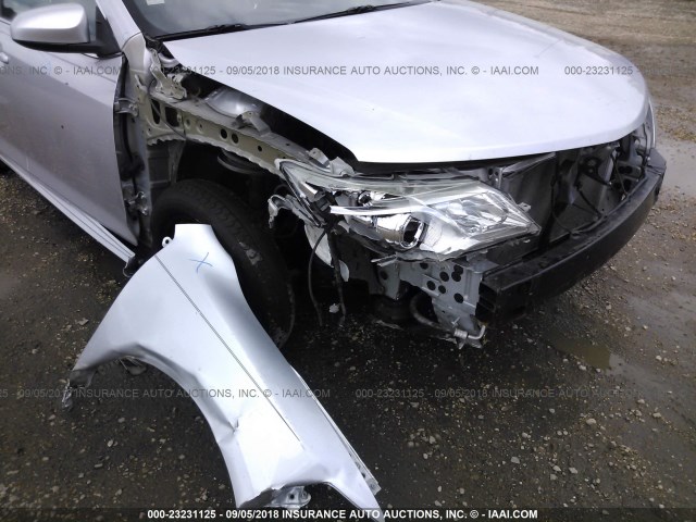 4T4BF1FK9ER410271 - 2014 TOYOTA CAMRY L/SE/LE/XLE SILVER photo 6