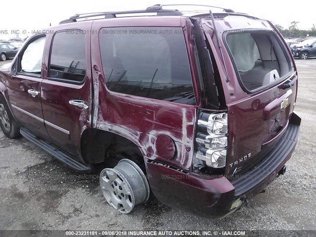 1GNUKBE0XAR262676 - 2010 CHEVROLET TAHOE K1500 LT MAROON photo 6