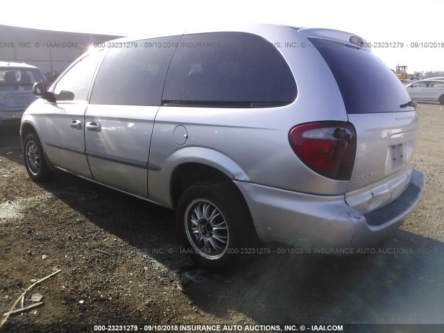 2B4GP44352R598355 - 2002 DODGE GRAND CARAVAN SPORT SILVER photo 3