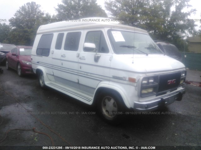 1GDEG25K3SF537089 - 1995 GMC RALLY WAGON / VAN G2500 WHITE photo 1