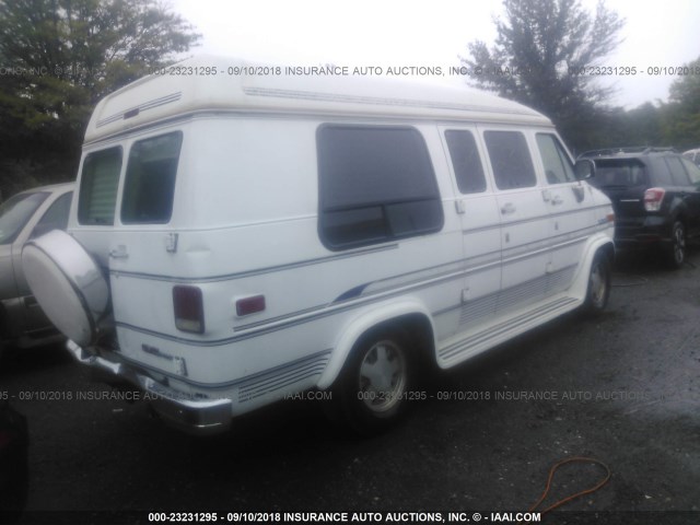 1GDEG25K3SF537089 - 1995 GMC RALLY WAGON / VAN G2500 WHITE photo 4