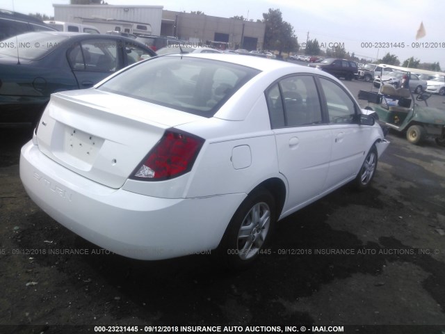 1G8AJ58F37Z180369 - 2007 SATURN ION LEVEL 2 白色 照片 4
