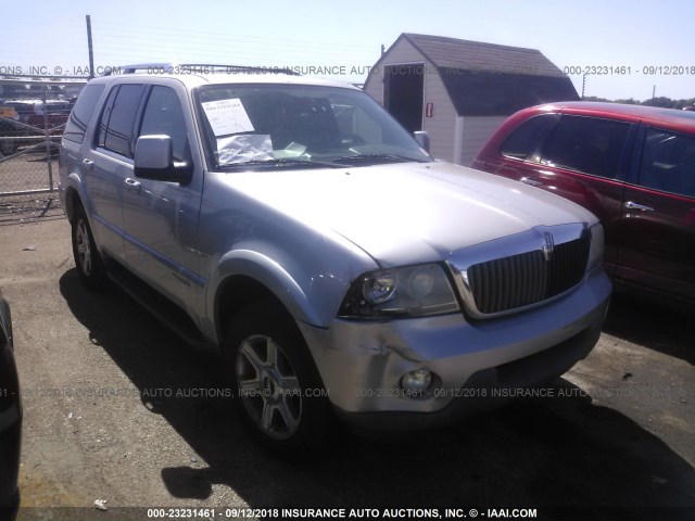5LMEU88HX4ZJ15721 - 2004 LINCOLN AVIATOR SILVER photo 1