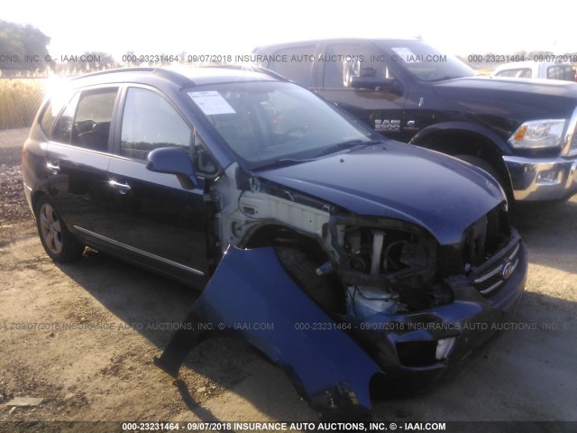 KNAFG526377068506 - 2007 KIA RONDO LX/EX BLUE photo 1